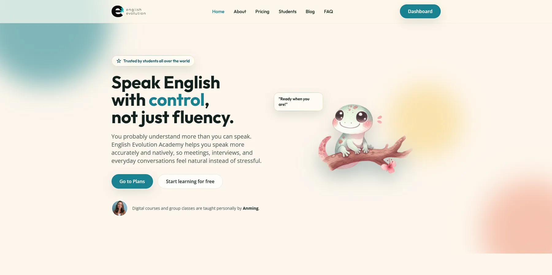 Tiered Membership & Learning Platform for English Evolution website preview